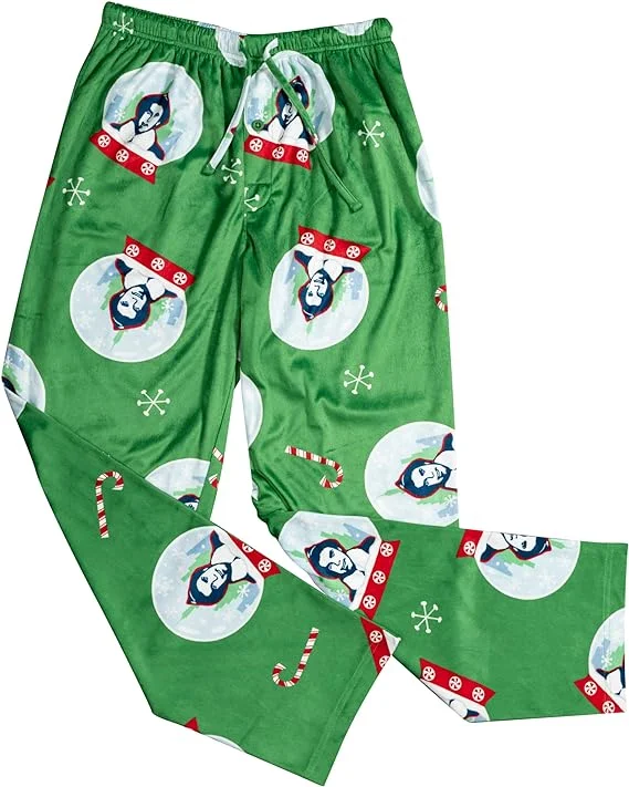 buddy-the-elf-snowflakes-candy-cane-christmas-green-lounge-pants