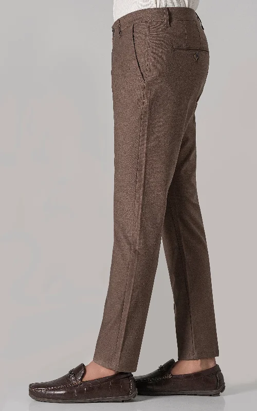 CROSS POCKET CASUAL PANT BROWN