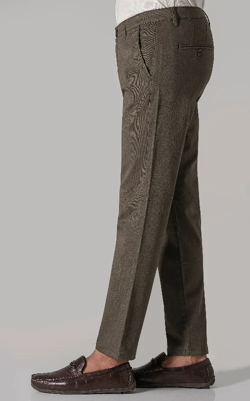 CROSS POCKET CASUAL PANT OLIVE