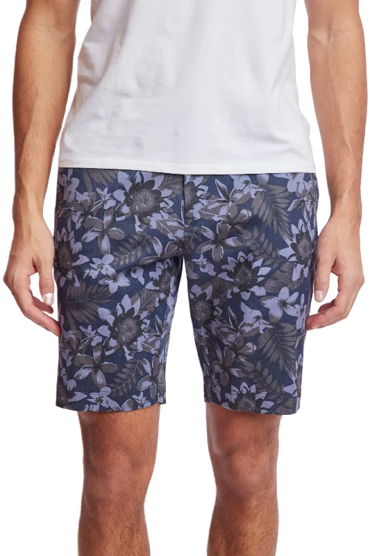 Felix Denim Shorts - slim - Light Blue Floral