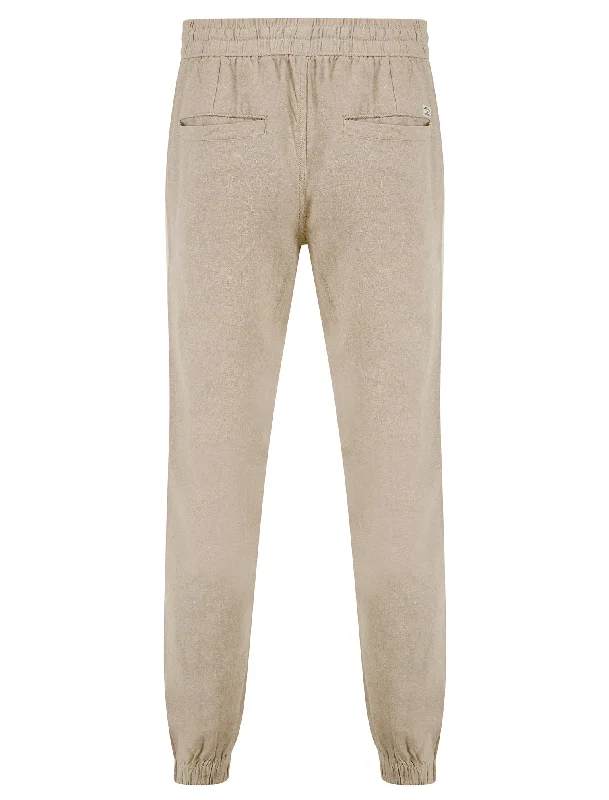 fira-cotton-linen-comfort-fit-elasticated-waist-trousers-in-dark-stone-tokyo-laundry