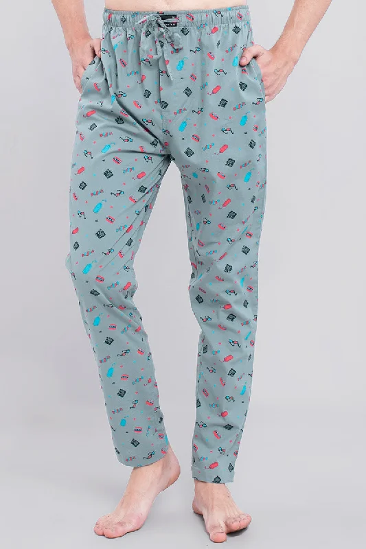 Grey Playful Pyjama