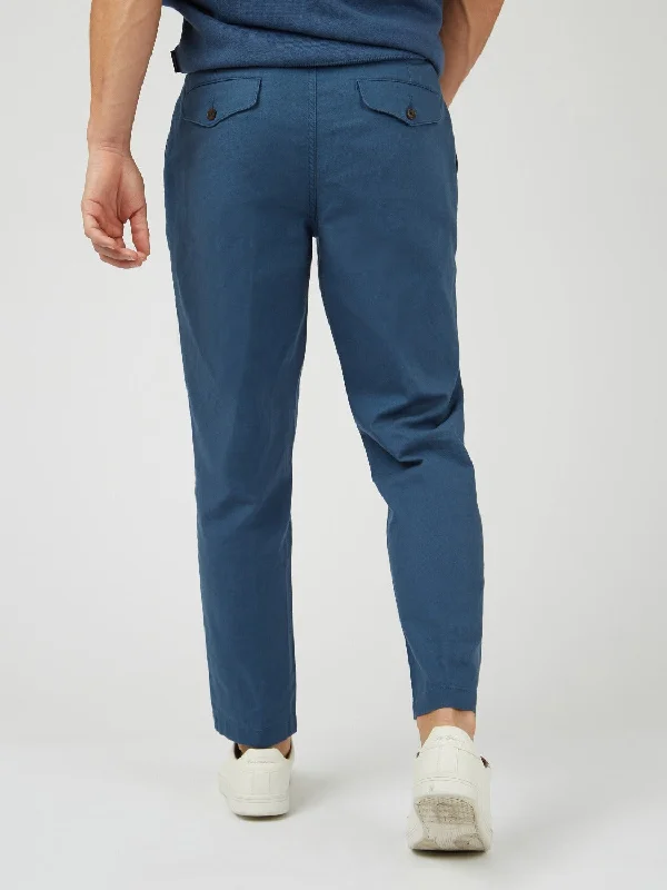 linen-slim-taper-trousers-blue