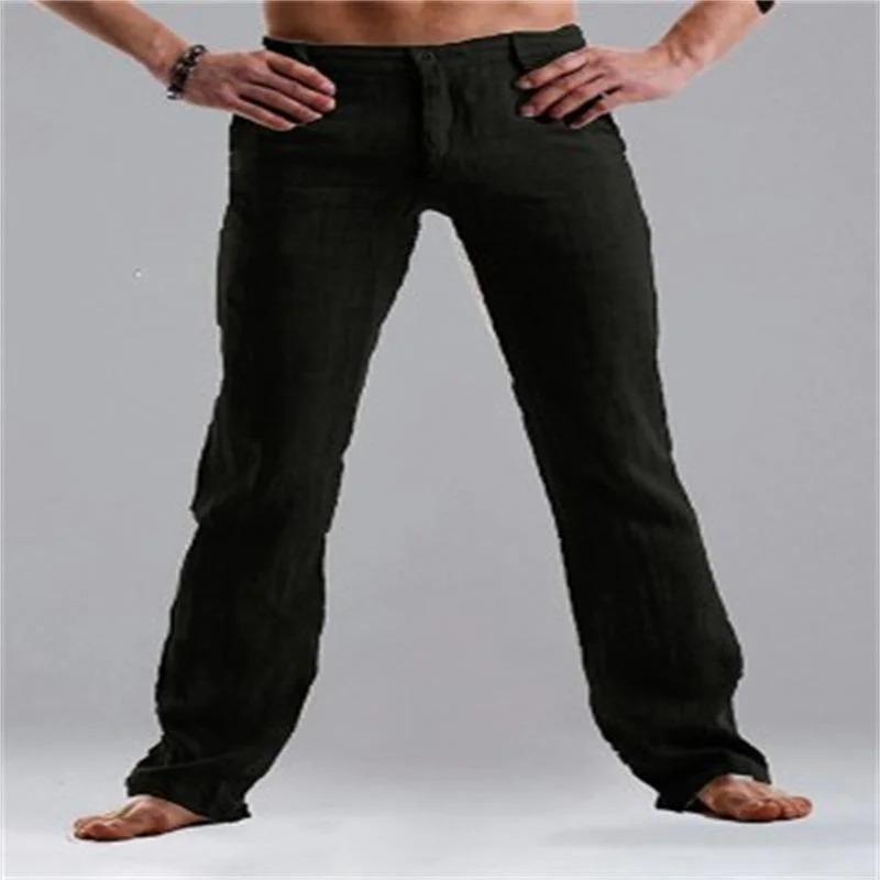 mens-linen-pocket-straight-solid-color-loose-pants-49899241x