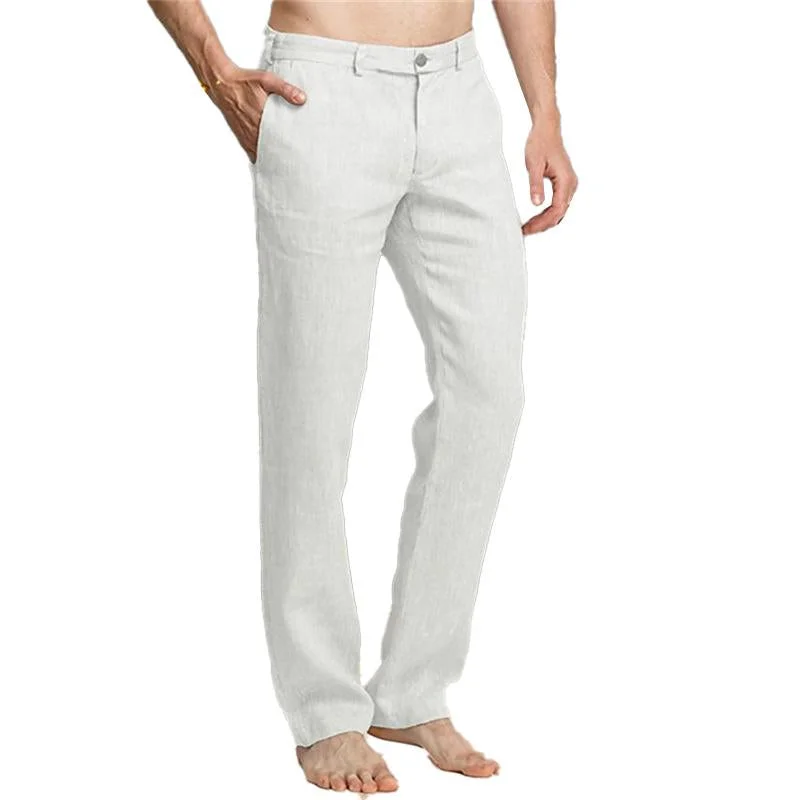 mens-linen-slant-pocket-straight-solid-color-loose-casual-pants-53565009x