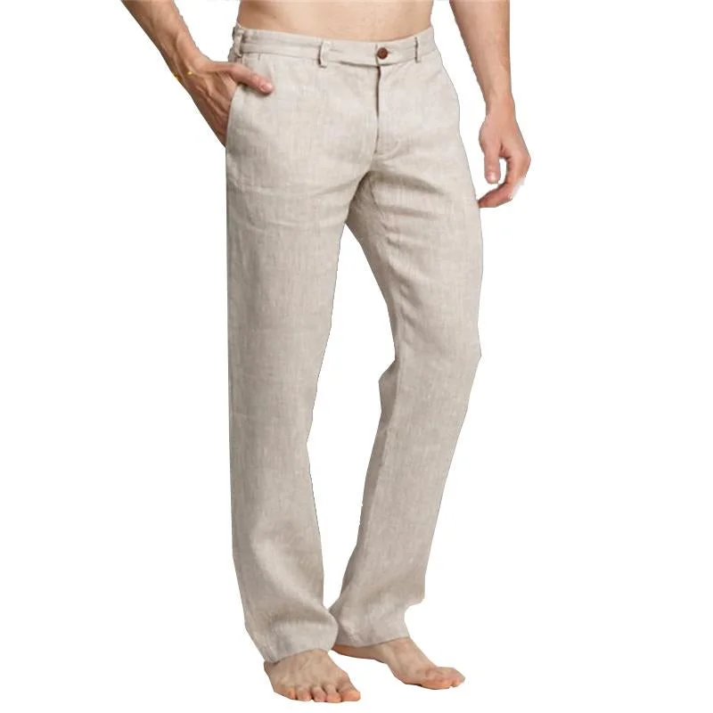 mens-linen-slant-pocket-straight-solid-color-loose-casual-pants-53565009x