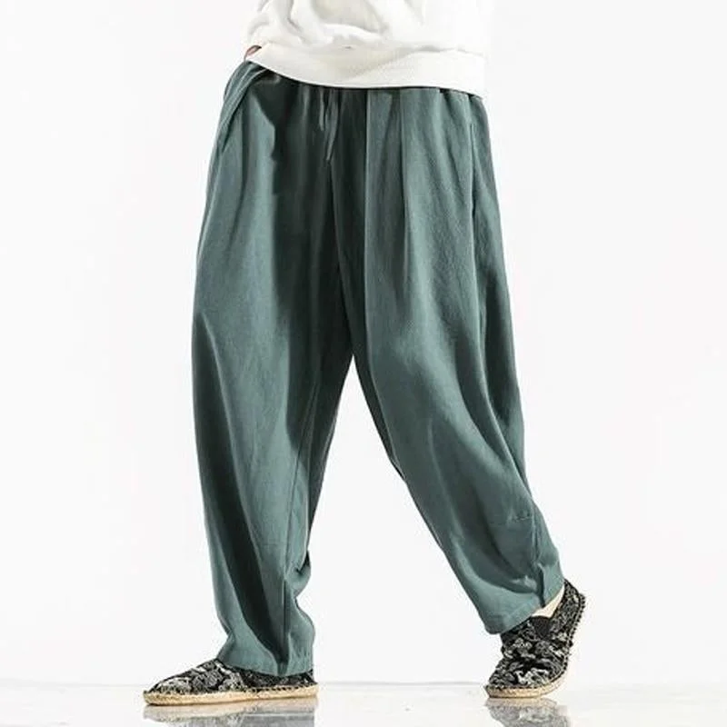 mens-solid-linen-loose-pants-63862116y