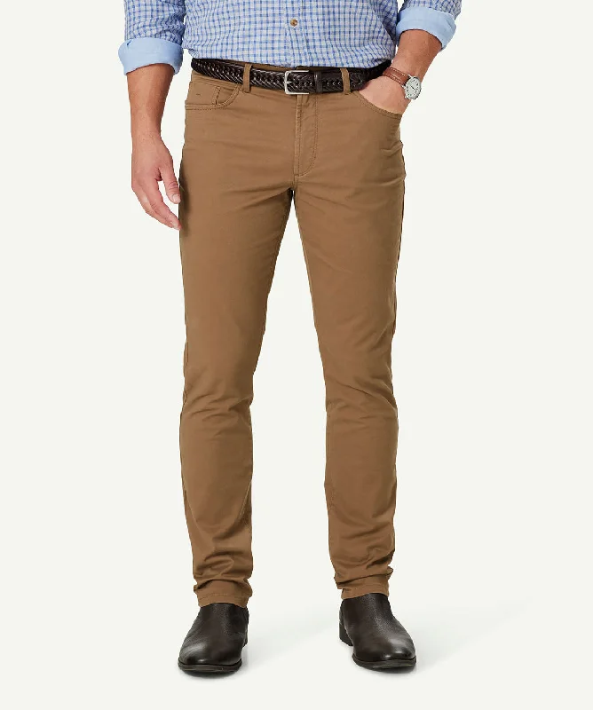 Modern Stretch 5 Pocket Pants - Tan