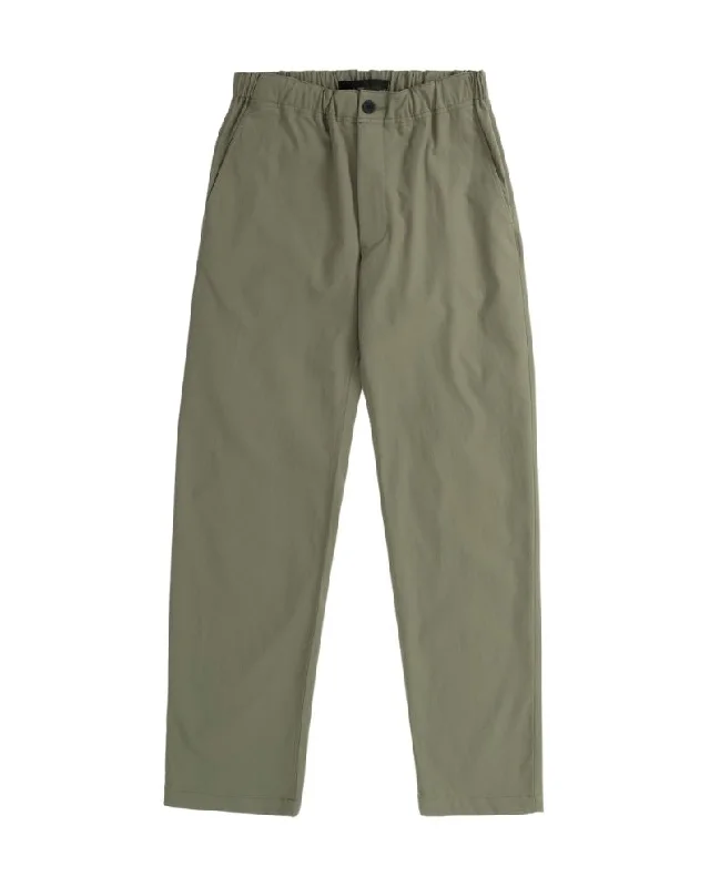 Norse Projects Ezra Relaxed Solotex Twill Trouser Sediment Green