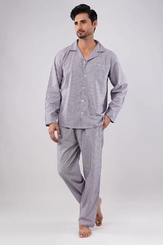 Nightfall Stripes Night Suit