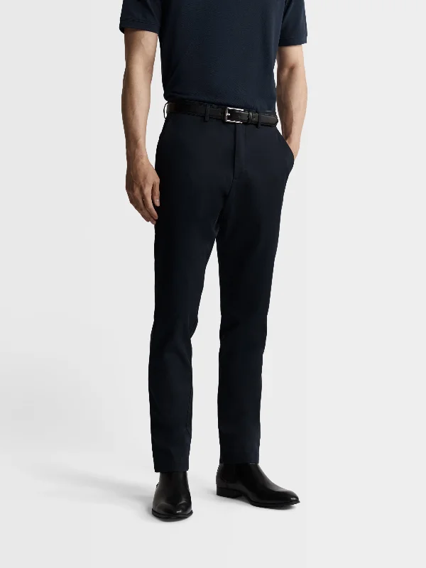 Non Iron Radcliffe Slim Fit Navy Chino