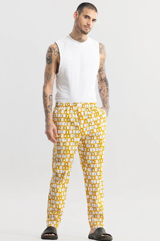 penguin-print-yellow-pyjama