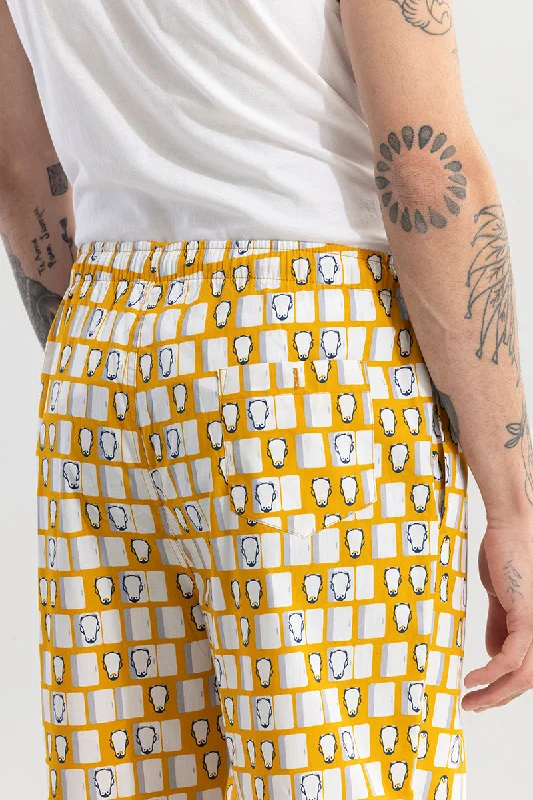 penguin-print-yellow-pyjama