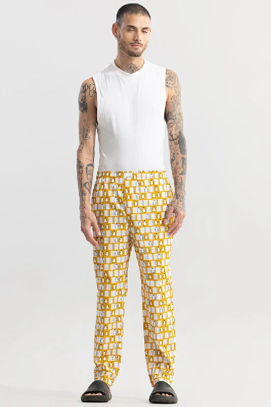 penguin-print-yellow-pyjama