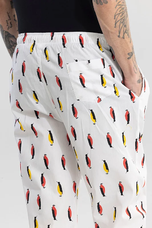 penquin-print-white-pyjama