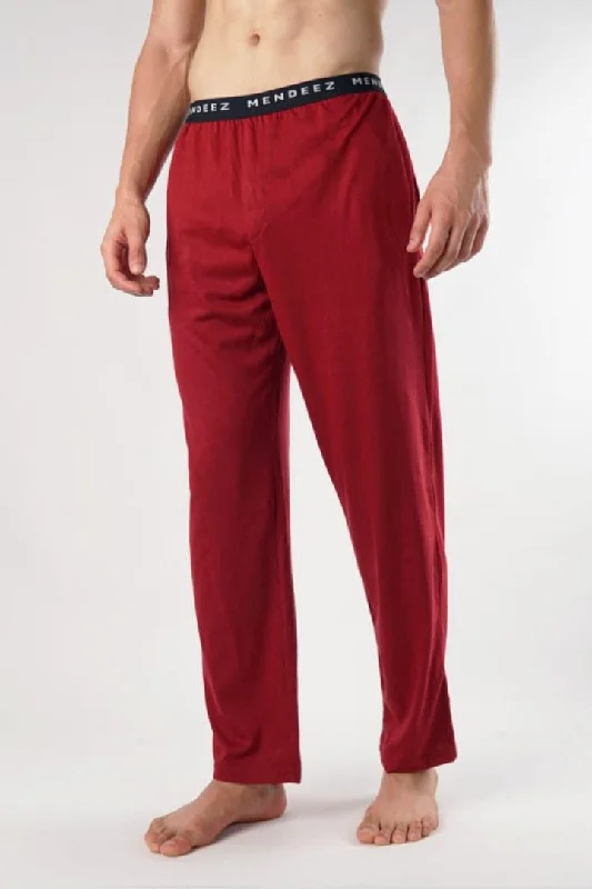 Red Code Jacquard Pajama