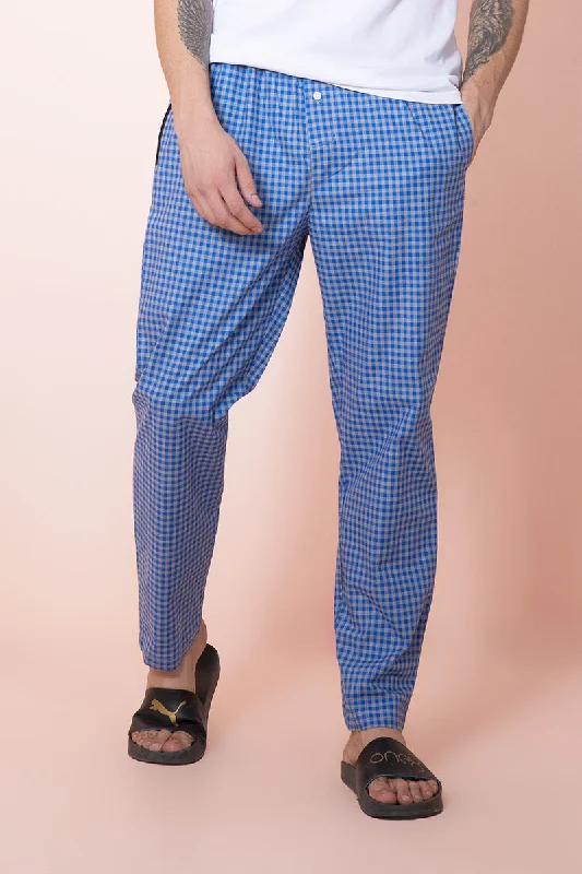 Retro Navy Check Pyjama