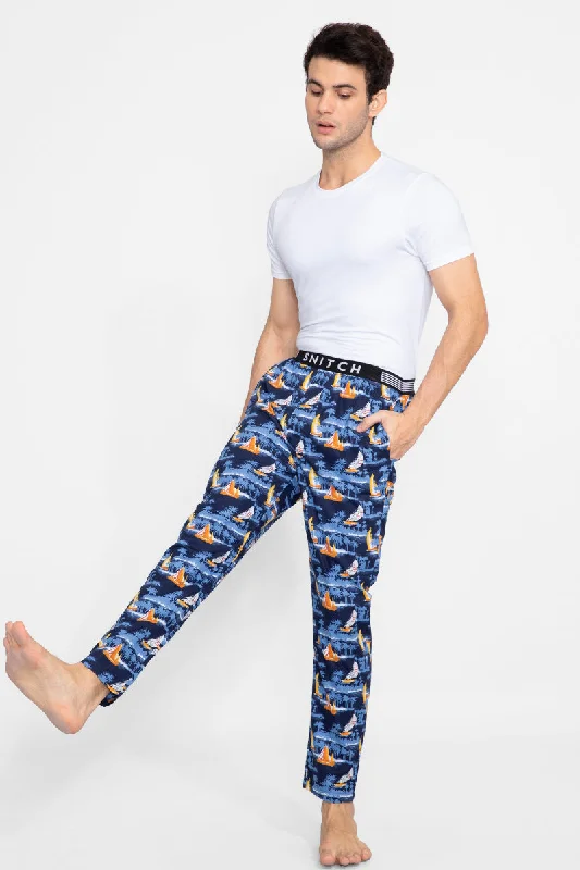 Sailboat Navy Pyjama