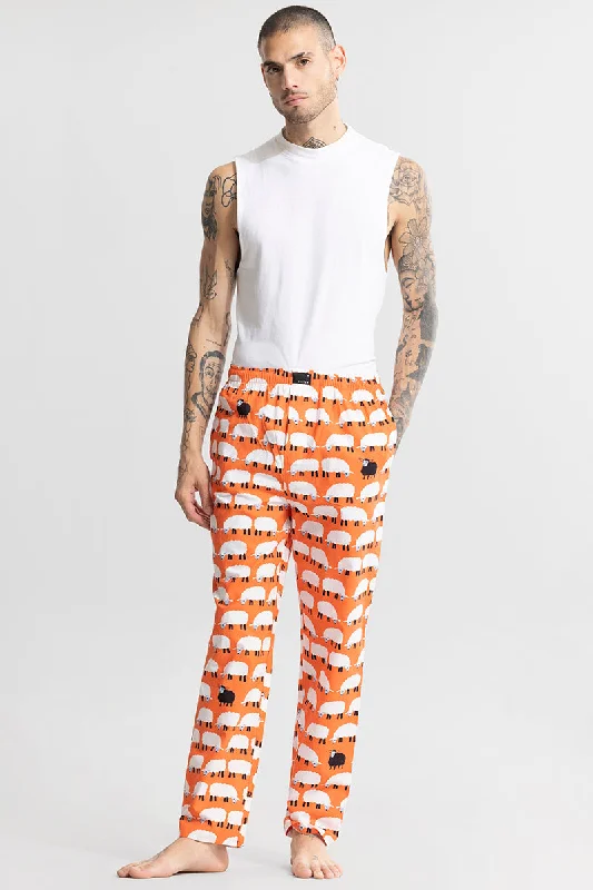 sheep-print-orange-pyjama