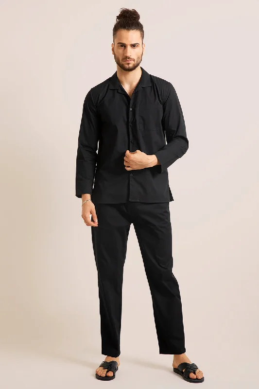 solid-black-night-suit