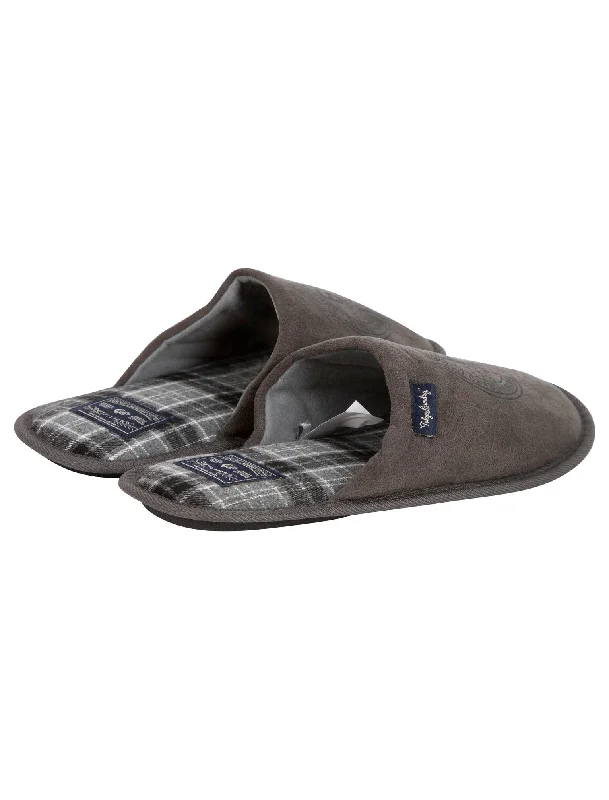 taylored-fleece-lined-mule-slippers-with-checked-lining-in-grey-tokyo-laundry