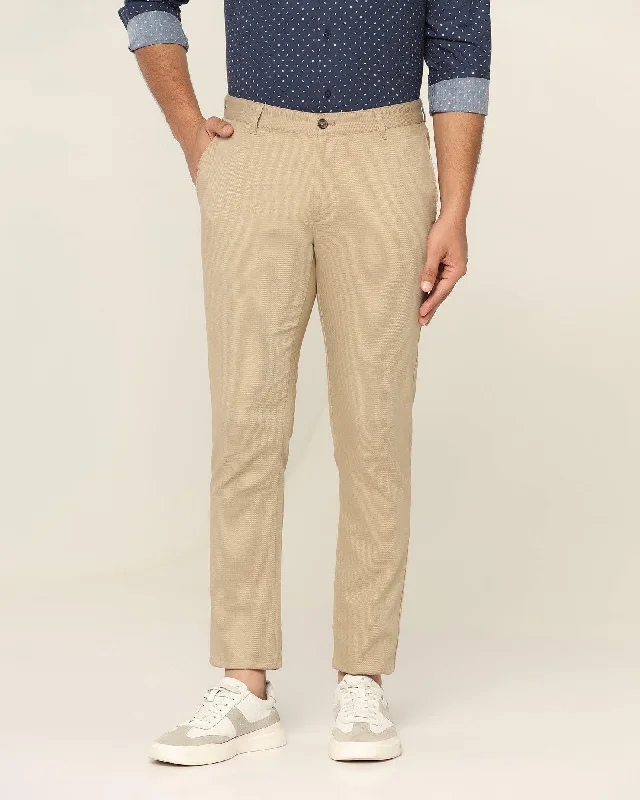 Slim Fit B-91 Casual Khaki Textured Khakis - Altus