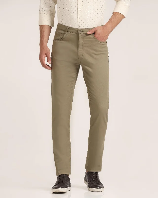 Slim Fit B-91 Casual Mouse Textured Khakis - Segy