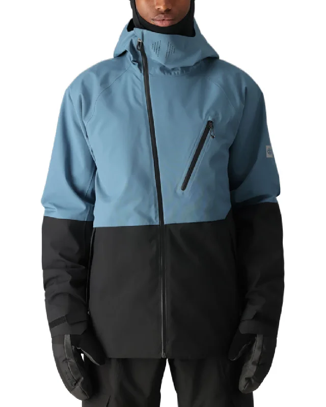 686 Men's Hydra Thermagraph Jacket Stellar Blue Colorblock 2025