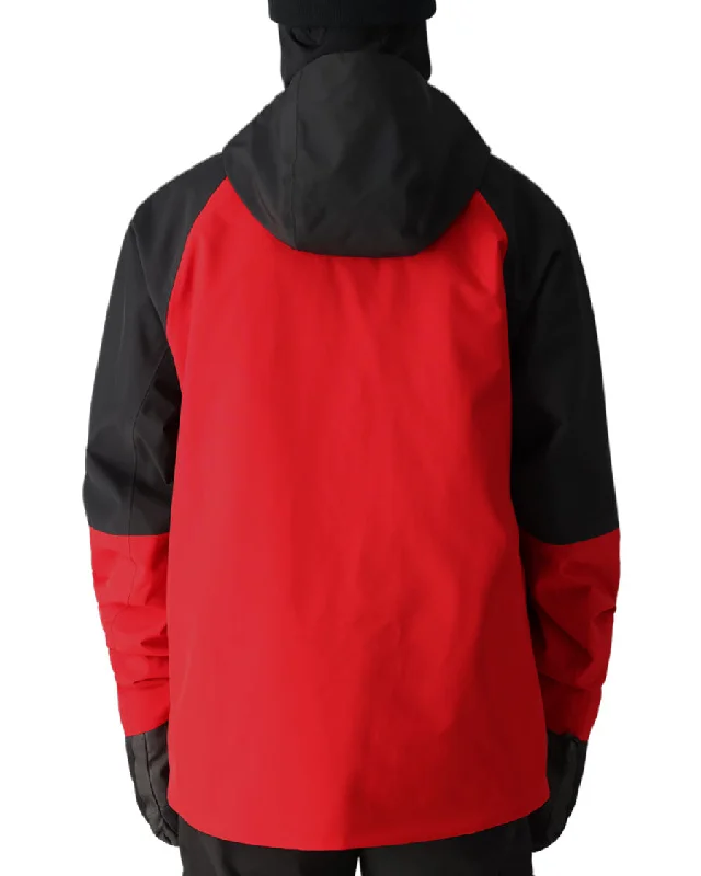 686 Men's Hydra Thermagraph Jacket True Red Colorblock 2025