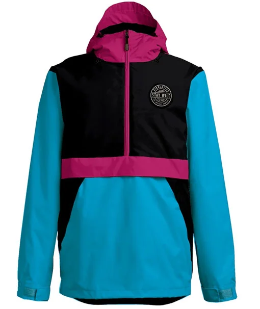 Airblaster Men's Trenchover Jacket Bluebird/Magenta 2024