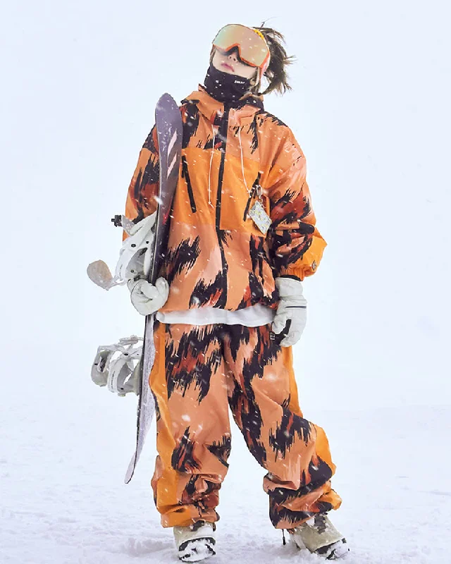 Ski Wear Colorful Unisex Snow Jacket&Pants Suit