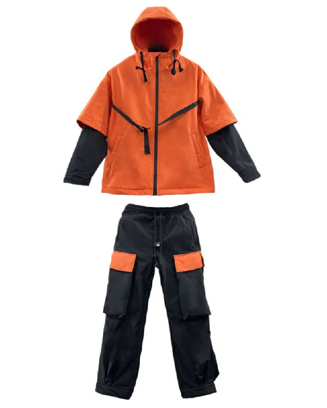 Ski Wear Outdoor Snowboarding Unisex Snow Jacket&Pants Suit