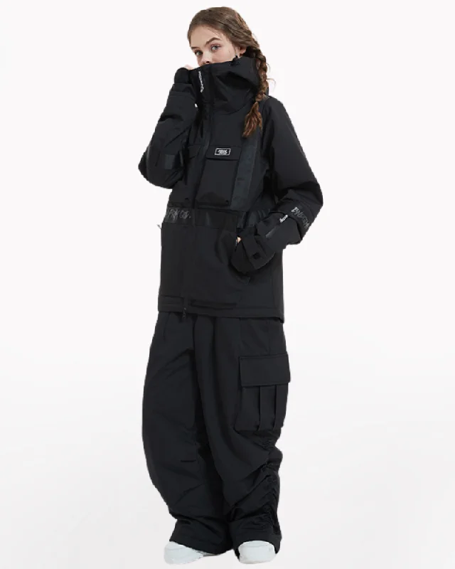 Ski Wear Snowboard Outfit Unisex Cargo Snow Suit