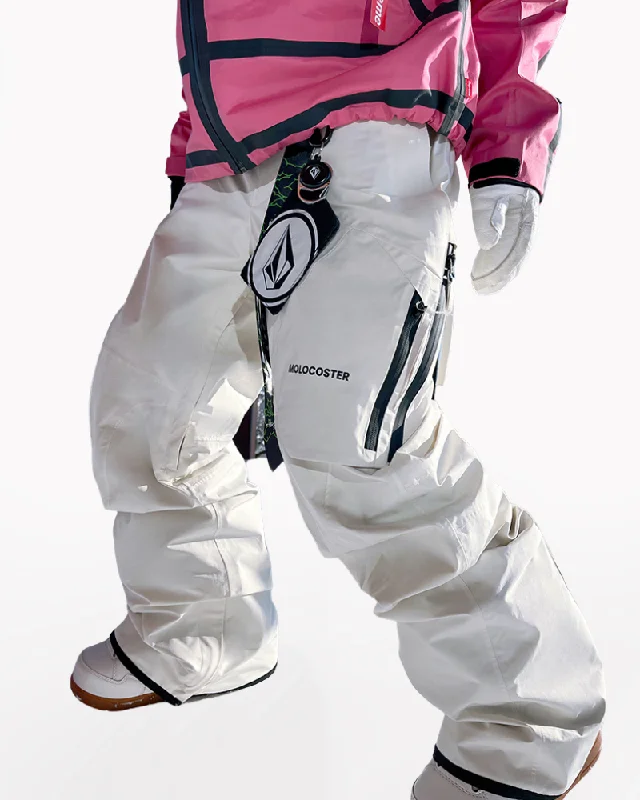 Ski Wear Waterproof Insulated Baggy Snow Pants