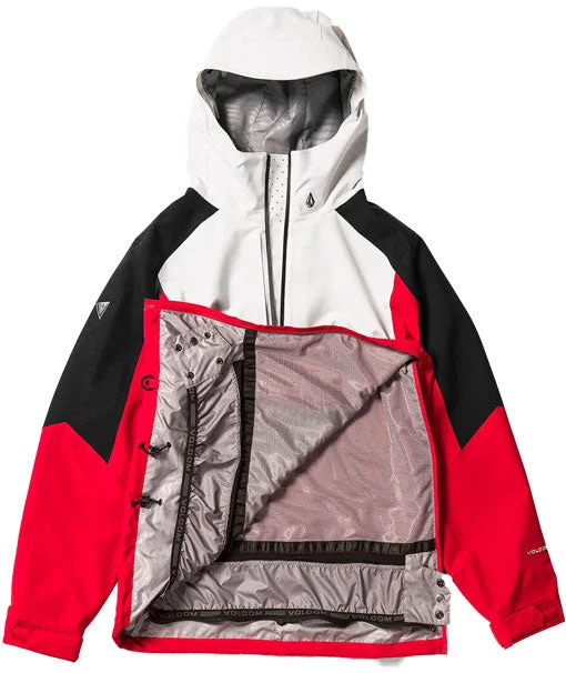 Volcom Men's Brighton Pullover Jacket Red 2024