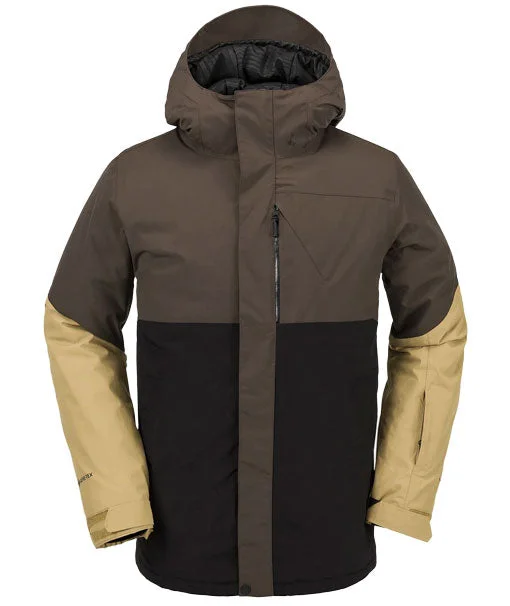 Volcom Men's L Gore-Tex Jacket Brown 2024