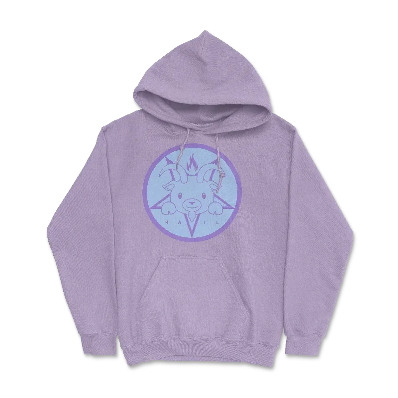 ASSC HAIL! Logo Pullover Hoodie in Purple