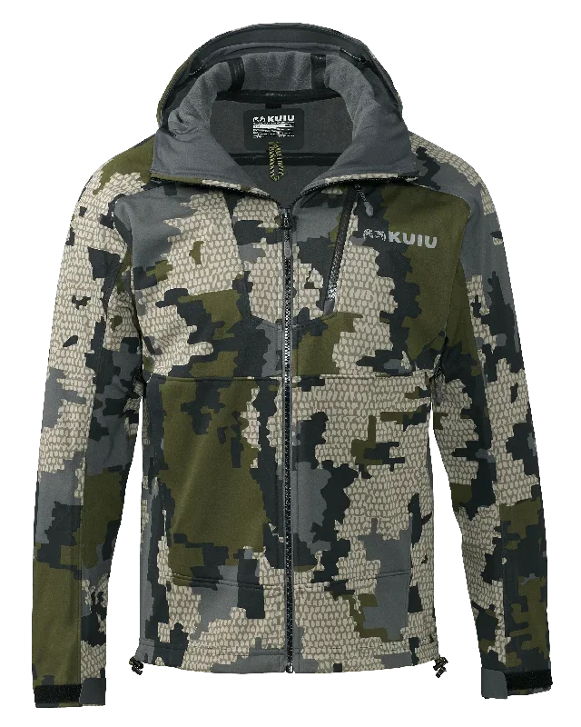 Axis Hybrid Hooded Jacket | Verde