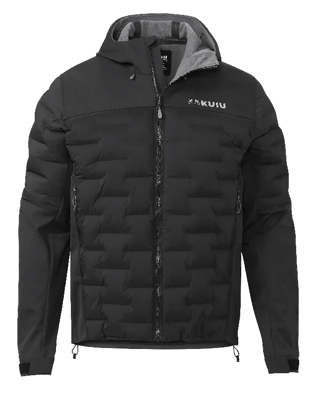 Axis Thermal Hybrid Hooded Jacket | Carbon