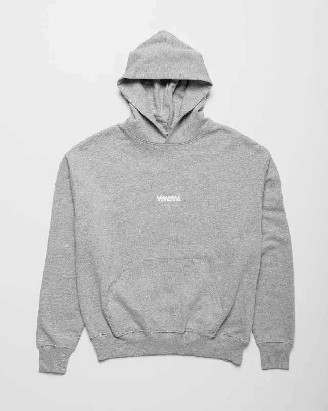 Basic Logo Hoody - Grey Marl