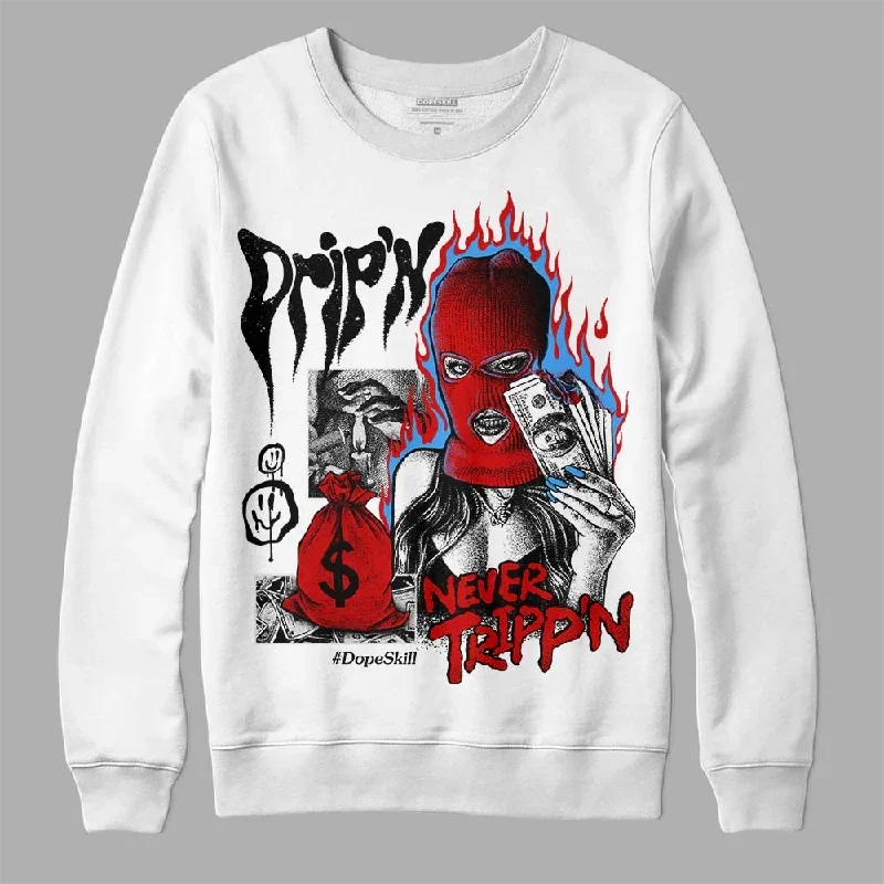 Black Toe 1s DopeSkill Sweatshirt Drip'n Never Tripp'n Graphic