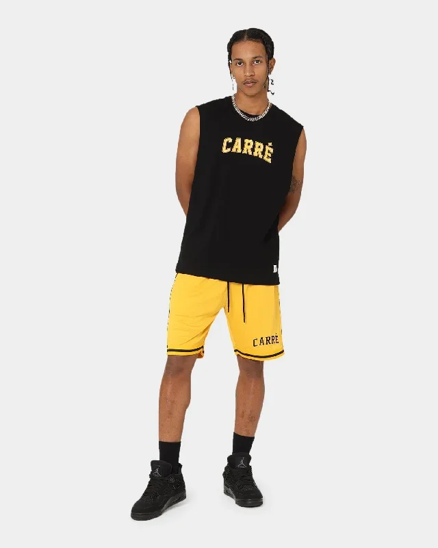 carre-cours-basketball-shorts-yellow