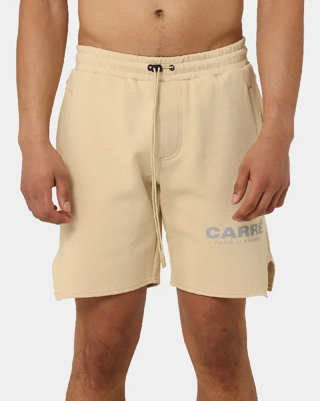 carre-premium-motion-sweat-shorts-cappuccino-grey