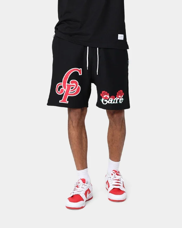 Carre Volle Rose Sweat Shorts Black