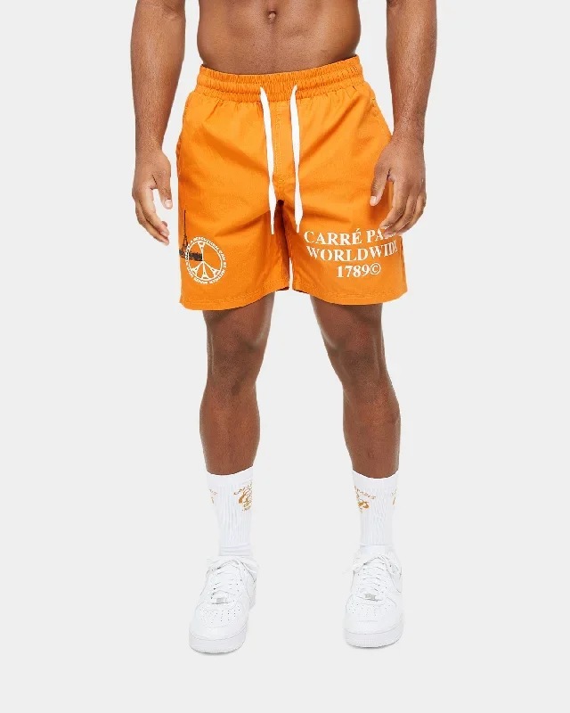 carre-worldwide-slide-shorts-burnt-orange