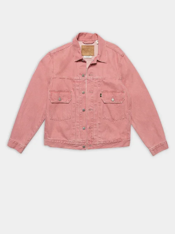 Contemporary Type 2 Trucker Jacket in Pink