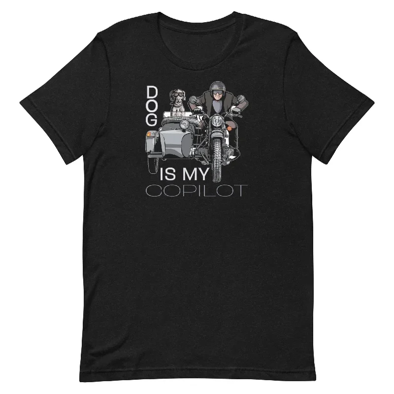 ""Dog is My Co-Pilot"" Motorcycle Tee Shirt