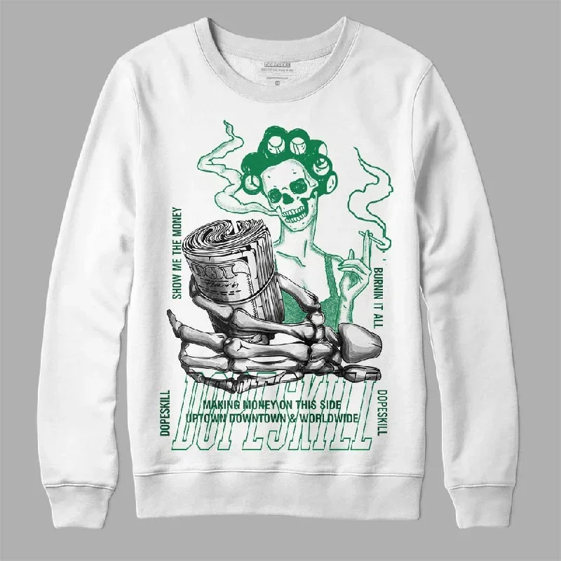 Green Collection DopeSkill Sweatshirt Show Me The Money Graphic