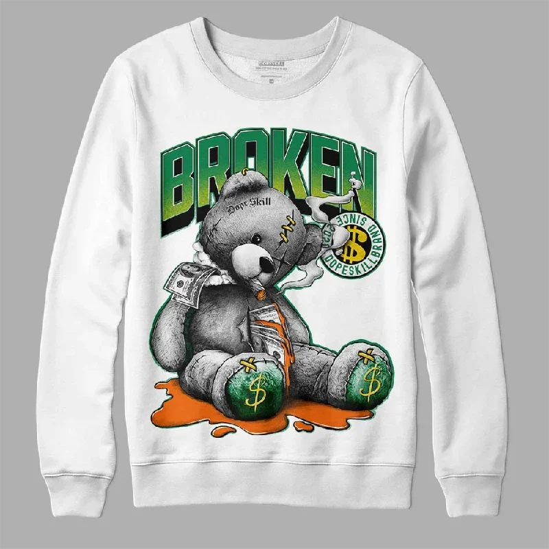 Green Collection DopeSkill Sweatshirt Sick Bear Graphic