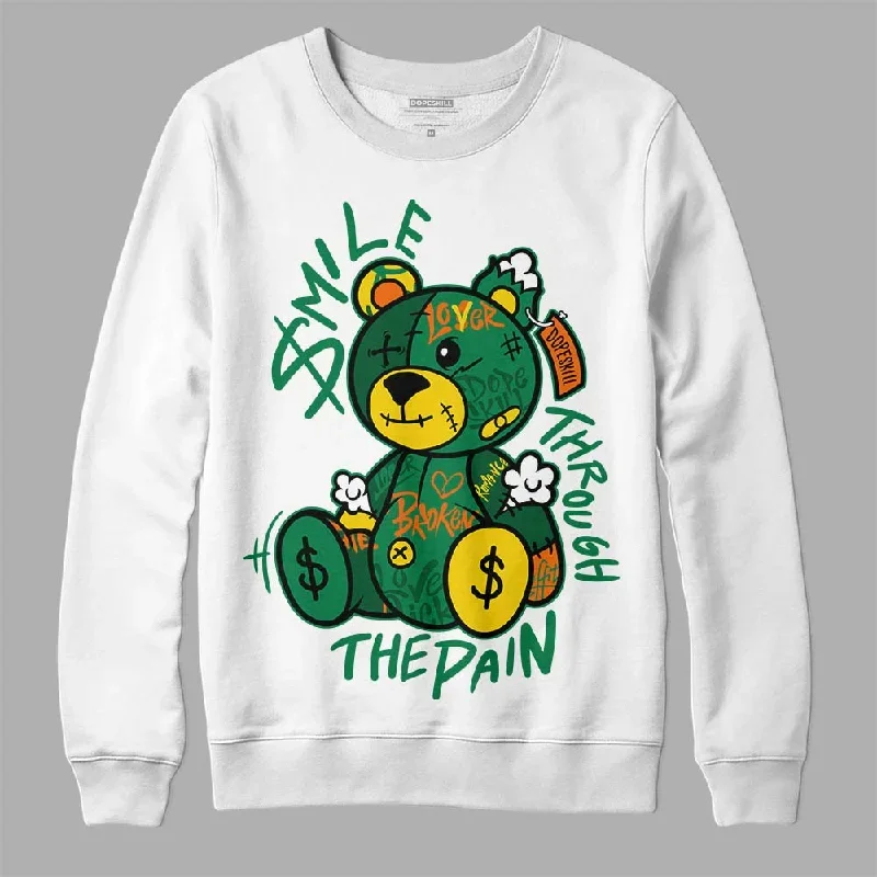 Green Collection DopeSkill Sweatshirt Smile Through The Pain Graphic